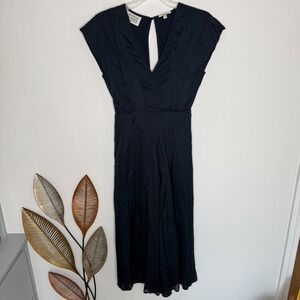 Scotch & Soda Amsterdam Summer Edition Navy Stripe Maxi Dress XS Womens